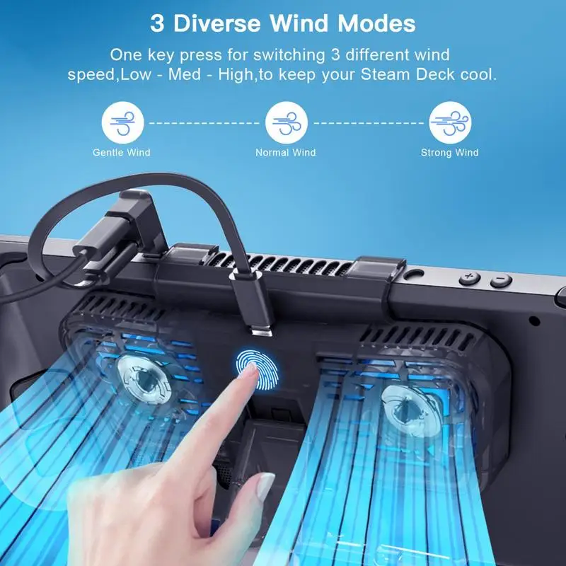 Soporte de enfriamiento para ventilador de cubierta de vapor, Base externa, Base de repuesto para consola, accesorios de juego