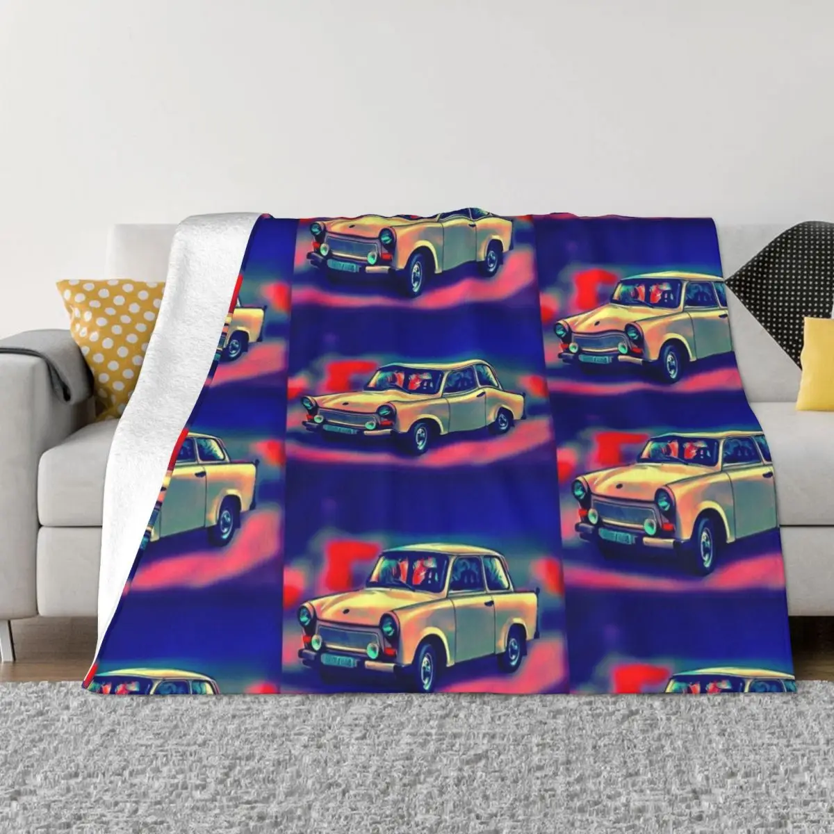 Trabi - Trabant Throw Blanket Blankets For Baby halloween