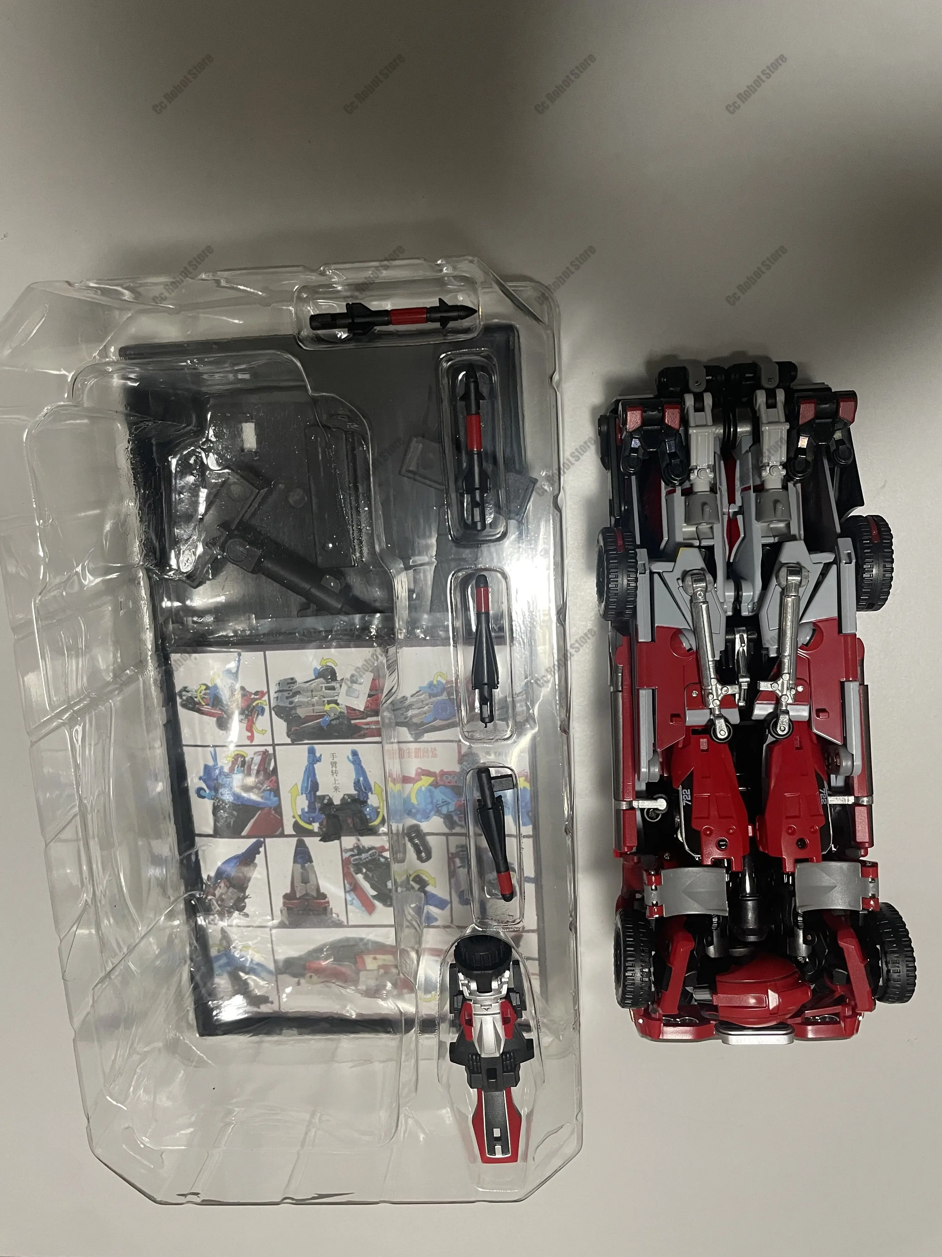 [En Stock] jouet de vente chaude MetaGate MetaGate-G05 MG G-05 2.0 Version brisé rouge fantaisie figurine Robot de haute qualité