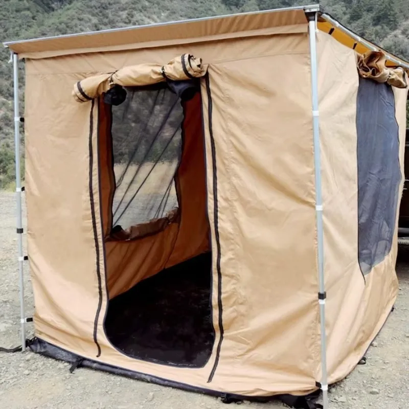 

Best 4WD Camping Sun Shelter 2.5m x 2.5m Awning with PVC Floors for Outdoor Camping & Adventure