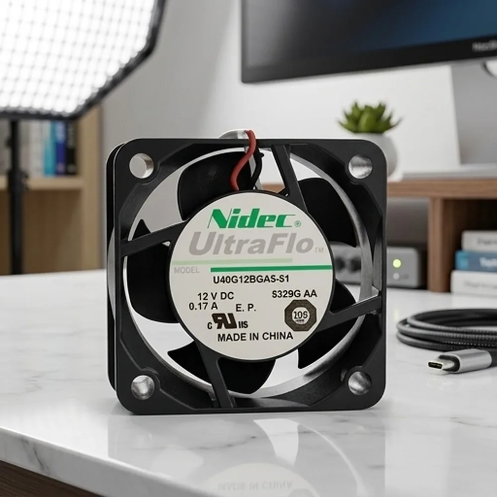 For NIDEC U40G12BGA5-51 4020 DC12V 0.17A 4CM 2-wire case high airflow cooling fan