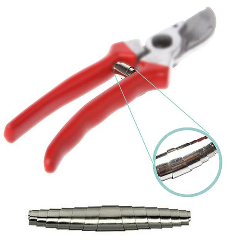 Universal Pruning Shears Spring Accessories Silkworm Style Steel Spring Garden Pruning Shears Elastic Spring Gardening Supply