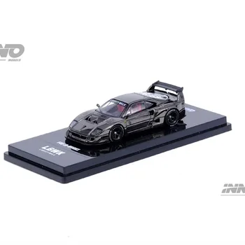 (Pre-order) INNO 1:64 LBWK F40 chrome black diecast Model car