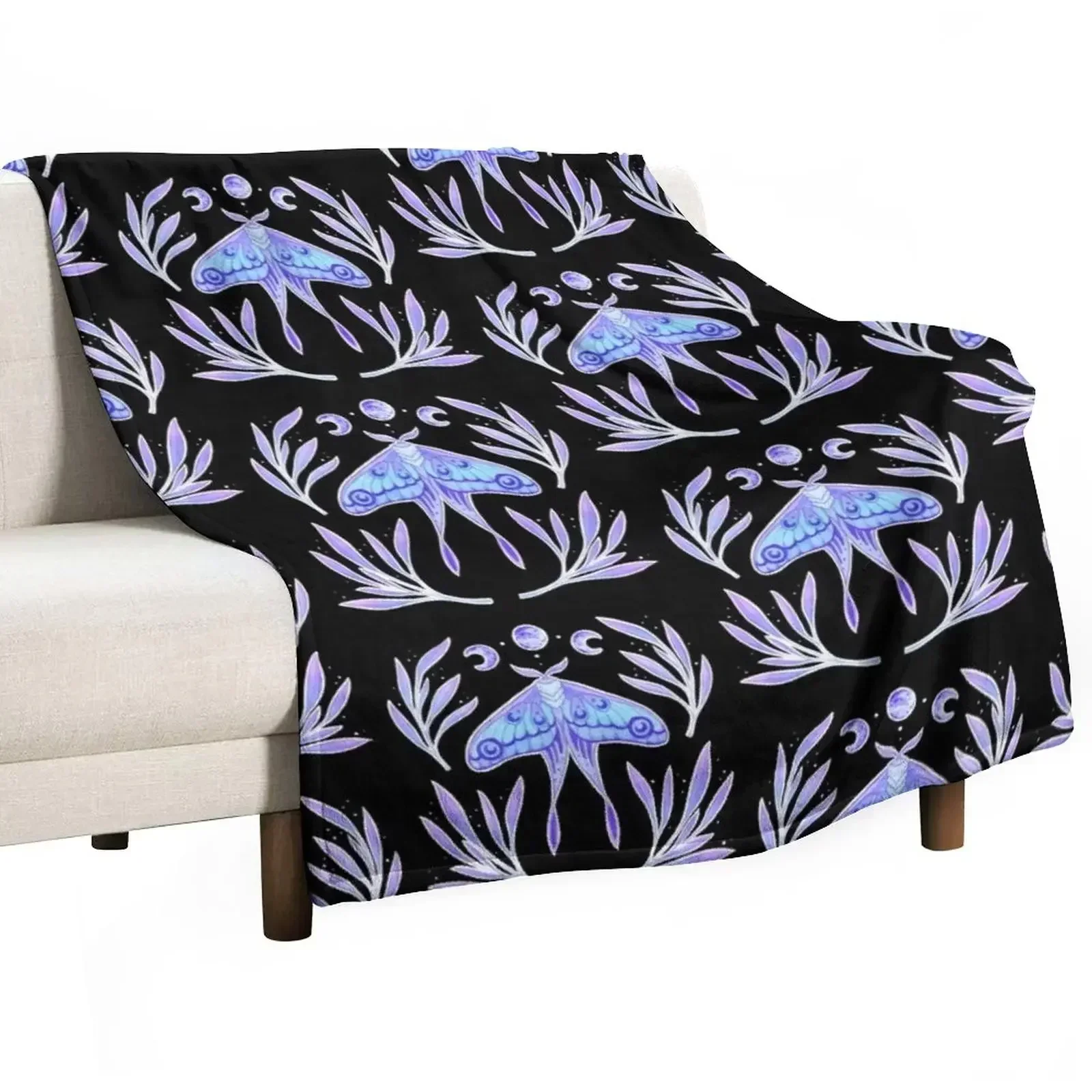 

Magical Moth | Nikury Throw Blanket halloween for sofa Weighted Picnic Blankets