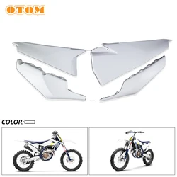OTOM Motocycle Accessories Left Right Side Panel Cowl Rear Passenger Seat Side Cover Fairing Frame Protector Guard For HUSQVARNA