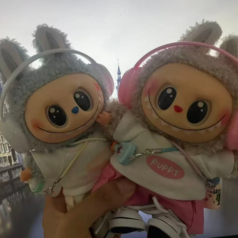 ファッションスポーツテニススーツ ラビュブドール用 可愛い韓国風服 テニスペンダント ピンクホワイトTシャツ服アクセサリー