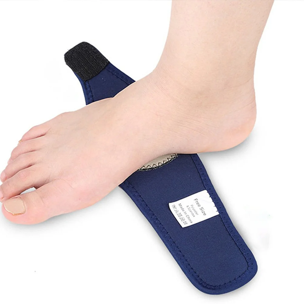 

Flat Feet Pad Foot Arch Correction Shoe Insoles Plantar Brace Cushion Support Strap Silicone Arched