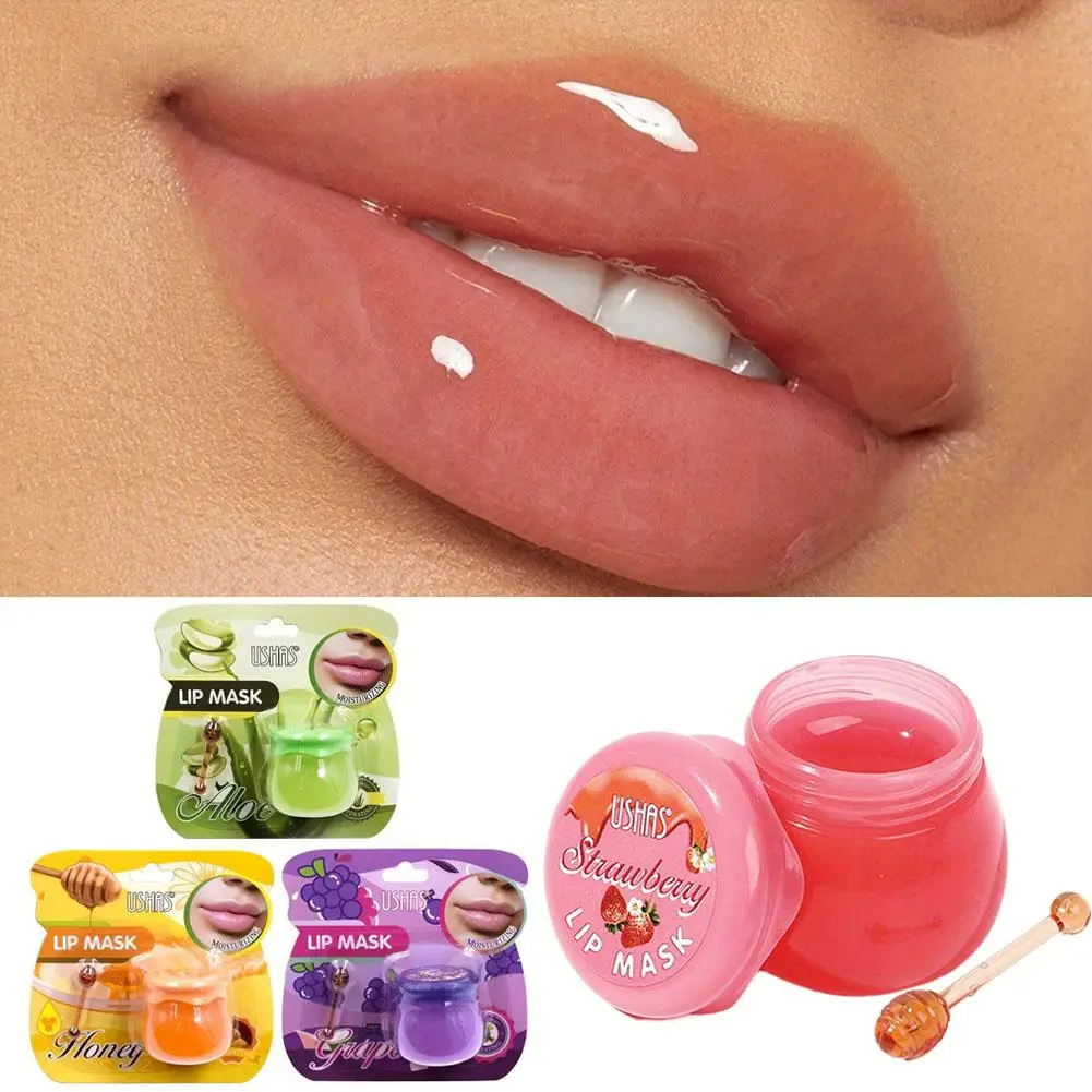 

Hydrating Lip Mask With Aloe Strawberry Honey And Grape Lip Lip Skin Care Balm Exfoliating Lip Mask Moisturize Dead Repair U8U3