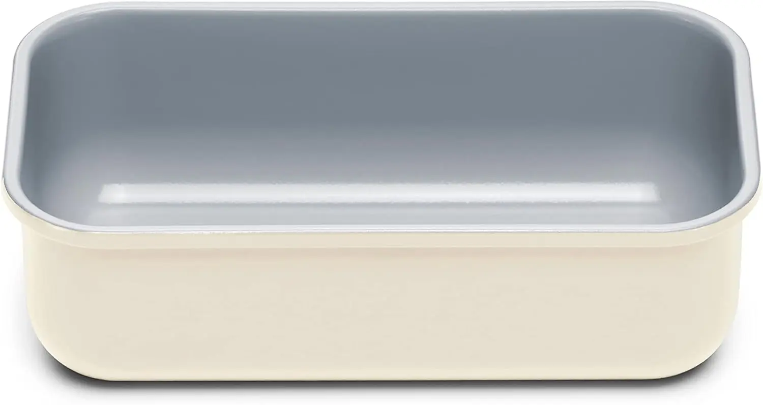 

Non-Stick Ceramic Loaf Pan for Pound Cakes and Breads, Non-Toxic, Oven-Safe up to 550°F