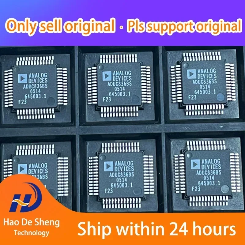 5PCS/LOT ADUC836 ADUC836BS ADUC836BSZ QFP-52 New Original in Stock，Active Components