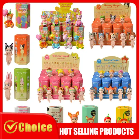 Sonny Angel 20th Anniversary Harvest Series Animal Blind Box Fruit Angel Anime Figures Dolls Toy Perfect Christmas Gift For