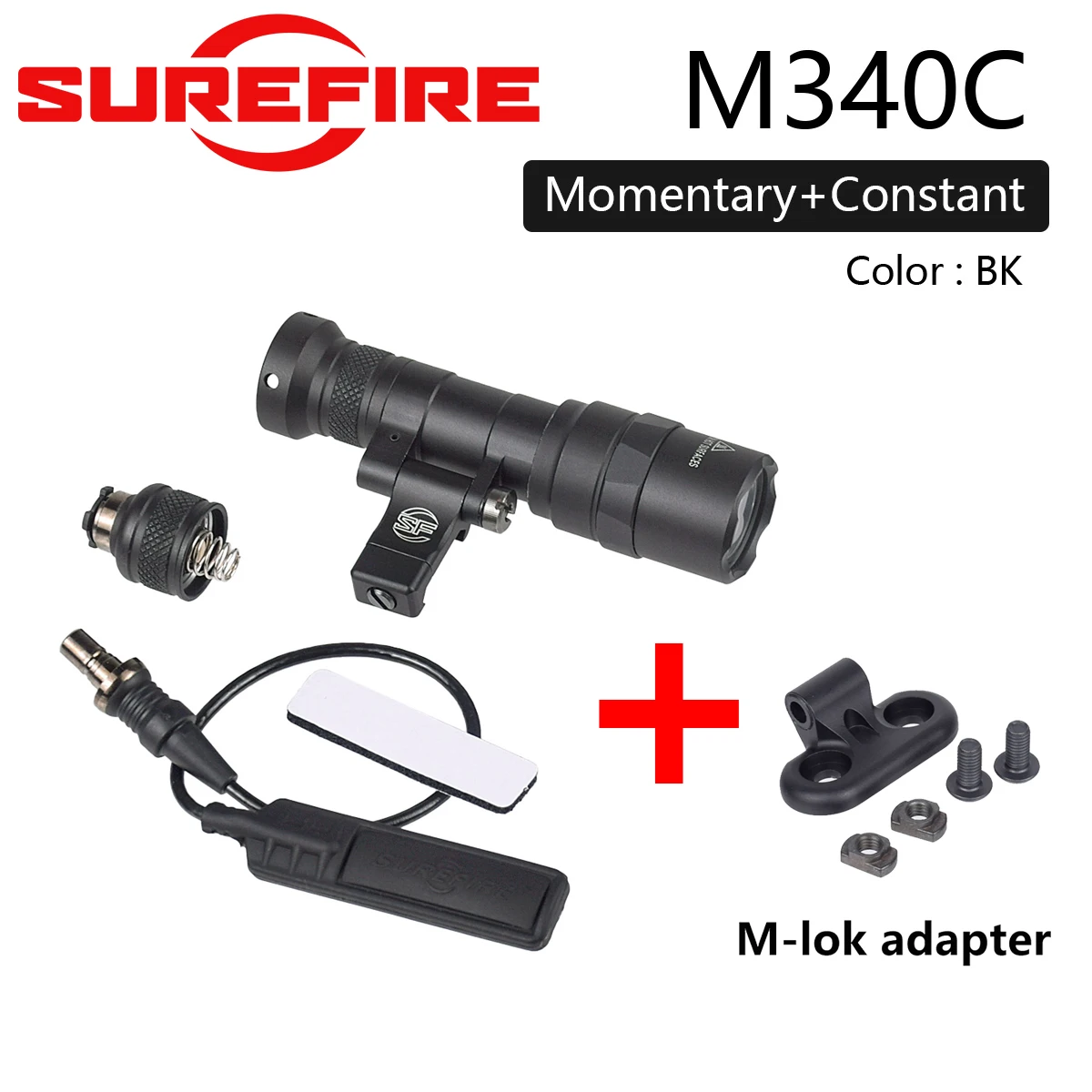 Taktische SureFire M640 M640DF Taschenlampe M640V M340V M340C LED-Laterne für Outdoor und Airsoft, passend für 20mm Schienen – Detail 15