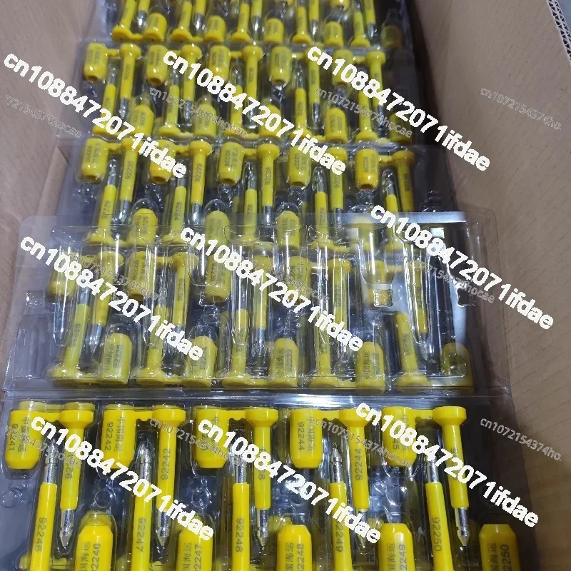 10 PCS High Security Bullet Shape Lock Container Seal Railway Disposable Lead Seal Application Blockade Logistics Transportation