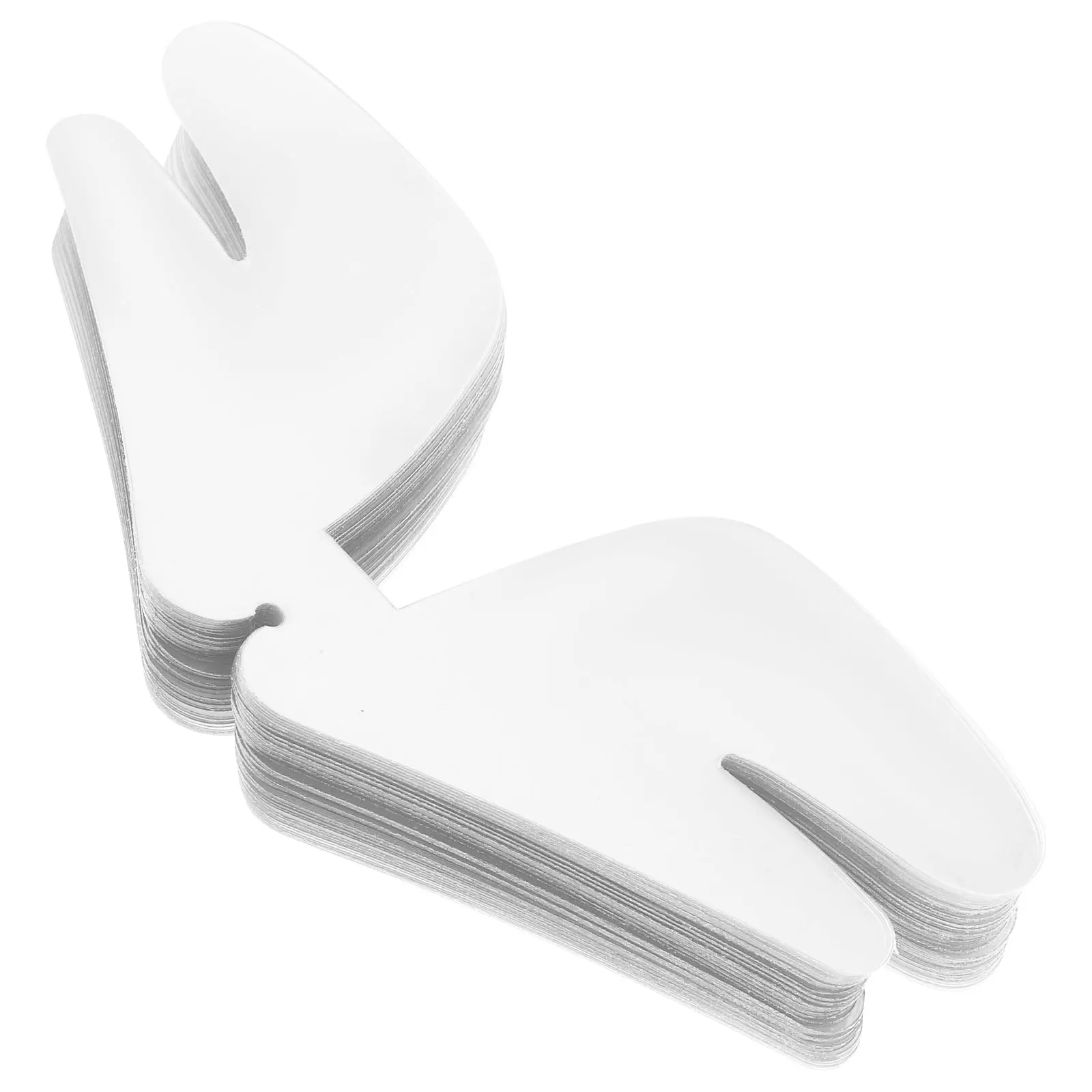 100 قطعة فراشة يبقى للقمصان قميص شفاف دعم فستان قميص طوق المشكل الرجال طوق البقاء إدراج