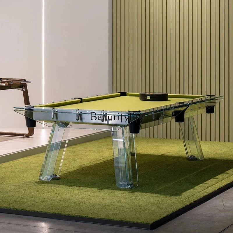 4*Premium pool table Multifunctional household standard Chinese crystal glass table