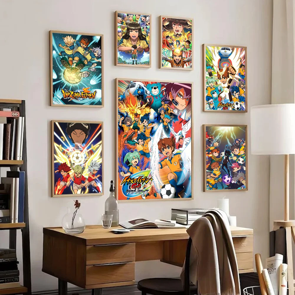 Inazuma Eleven Anime Classic Vintage Posters Vintage Room Home Bar Cafe Decor Nordic Home Decor