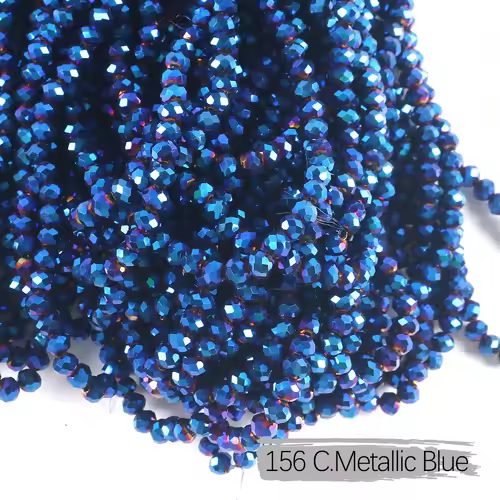 2mm 4mm 6mm 8mm Rondelle Austria Crystal Beads Faceted Glass Beads Loose Spacer Beads for DIY Bracelet Garment Making - Image 38
