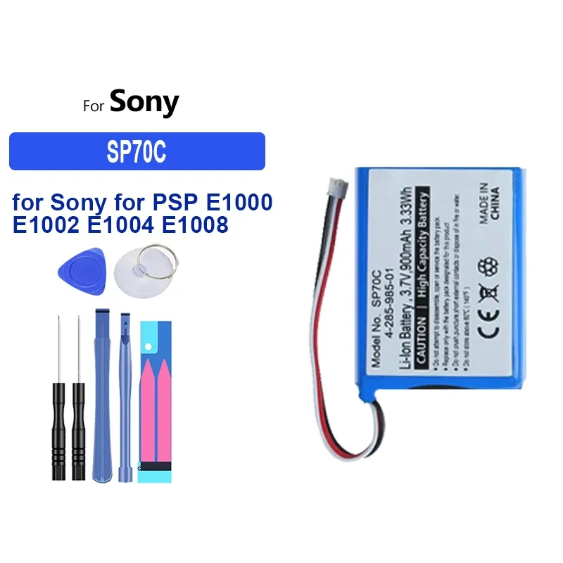 Battery200mAh-1200mAh For Sony PSP-N270 N270G LP491232L100 PSP2000 PSP3000 for PSP E1000 E1002 E1004 E1008 S110