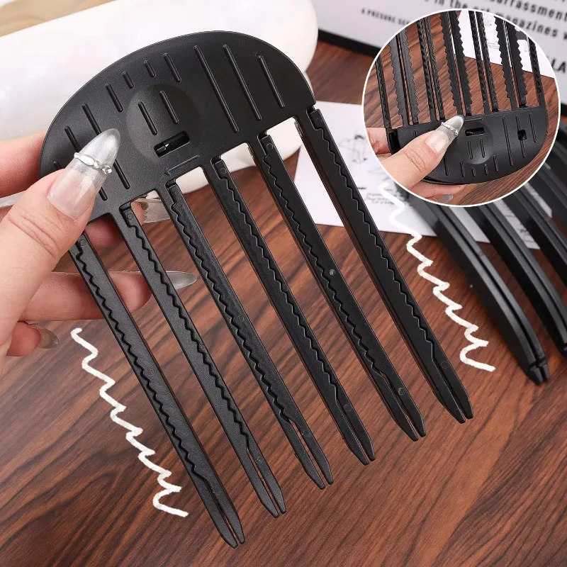 1/2Pcs Simple Fluffy Hair Roots Clips No Heat High Vertex Hair Curler Styling Fluffiness Women Men Volume Wind Sculpting Comb image 6