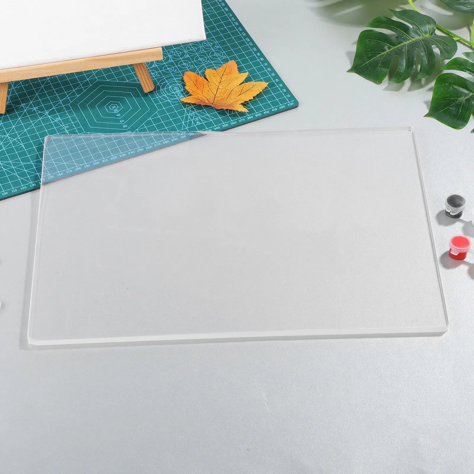 

Прозрачная гелевая пластина A3 для гравюры: универсальная, антипригарная, легко моющаяся, многоразовая поверхность для домашнего декора, рукоделия, гелевого прессования, монопринта