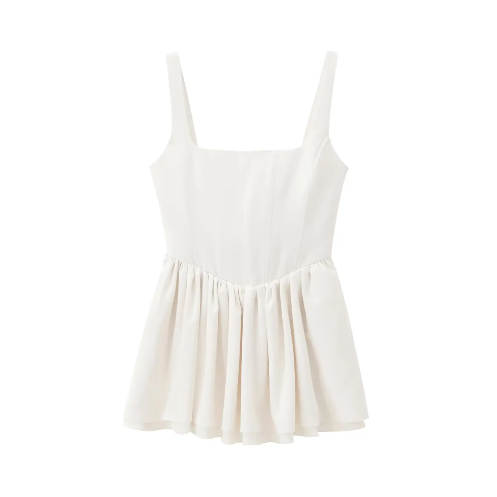 Fashion Solid Sling Mini Dress For Women Square Collar Sleeveless Backless Evening Party Short Dresses Female Club Chic