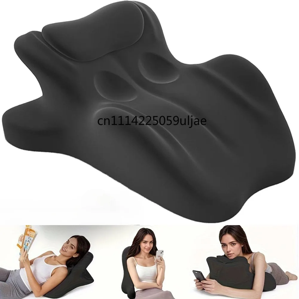 Sweet Spot Pillow, Memory Foam Ergonomic Wedge Pillow, Multi-Memory Foam Lounger Cushion Back Support, 27° Angle Perfect