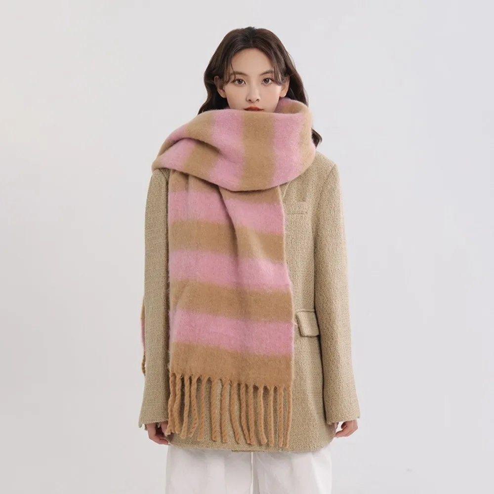 

Модный кашемировый шарф с длинными кисточками, утолщенный морозостойкий шарф, шаль, ветрозащитная теплая одеяло, зимняя одеяло