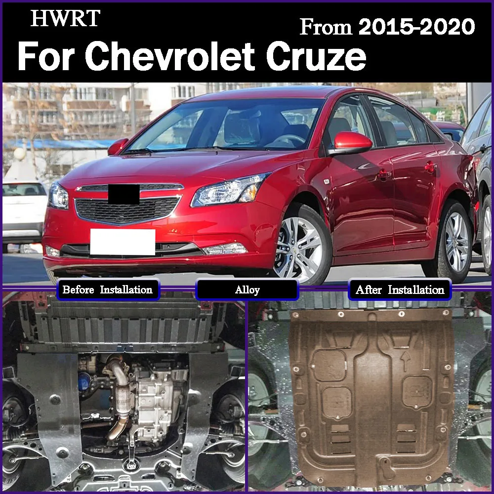 

Under Engine Splash Shield Mud Guard Board Mudguard Black Fender Cover Plate Protect For Chevrolet Cruze‌ 2015-2020 1.5L 1.4T