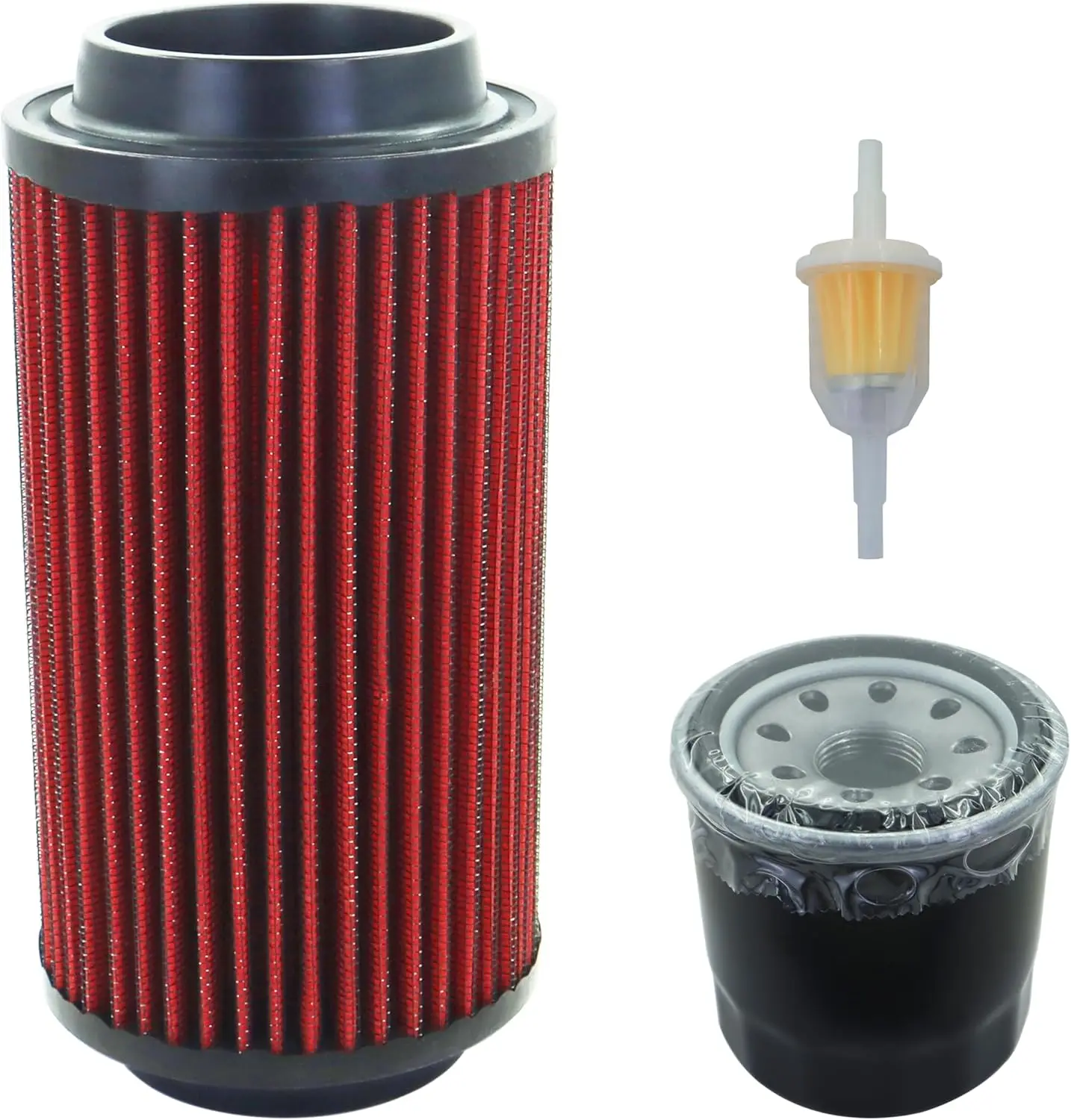 Filtro de aire para Polaris Sportsman 500 4x4 6x6 HO Forest Tractor Touring EFI 1996-2013 # 7080595 con 2520799 Filtro de aceite Filtro de combustible