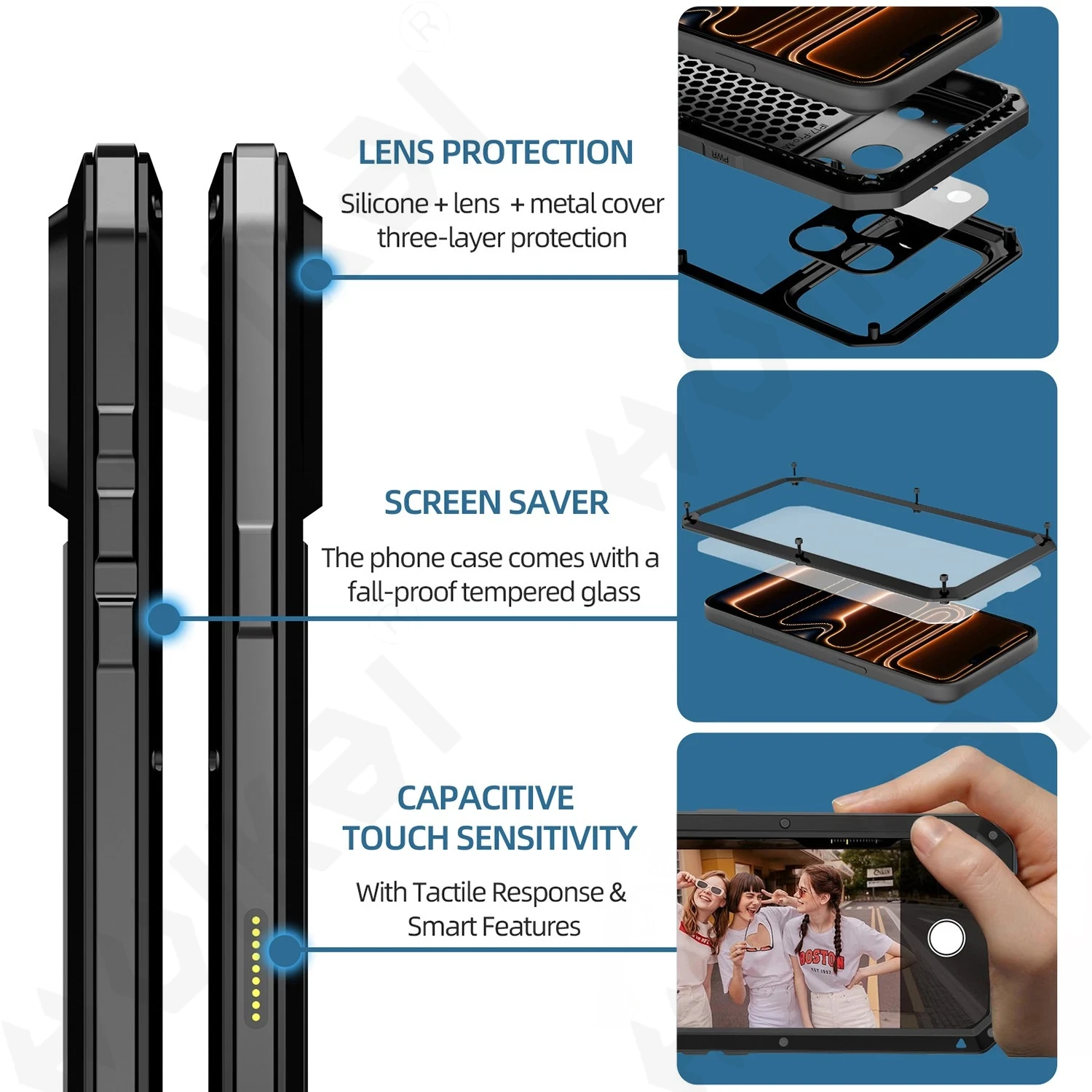Чехол для iPhone 17, 16, 15, 1 – обзор и цена Heavy Duty 360 Full Body Protective Case