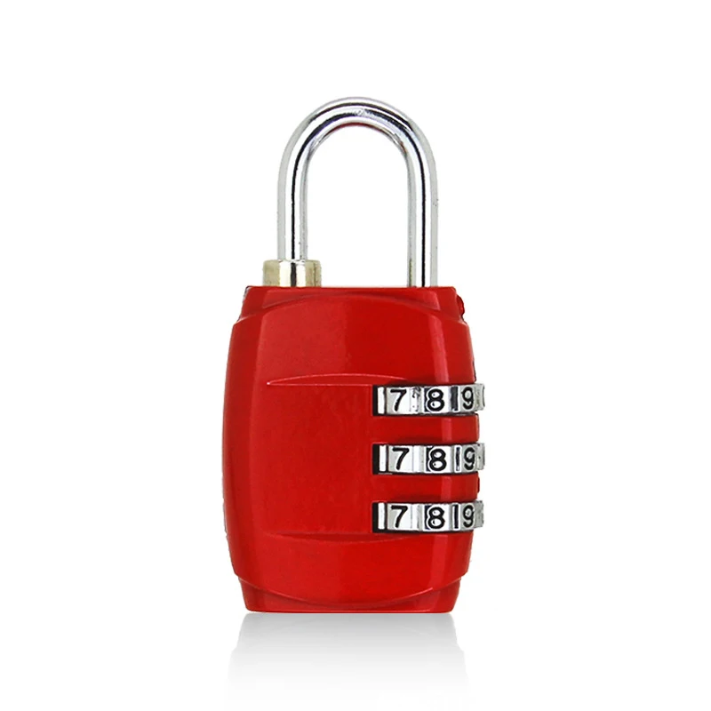 1/2PCS Luggage Travel Lock 3 Dial Digit Password Lock Combination Suitcase Luggage Metal Code Password Lock Padlock