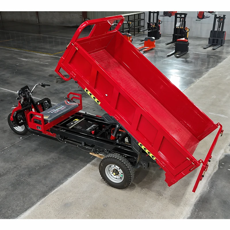 2025 Veicolo da trasporto in calcestruzzo per fattoria di carico per trasporto merci con triciclo da carico a 3 ruote a batteria