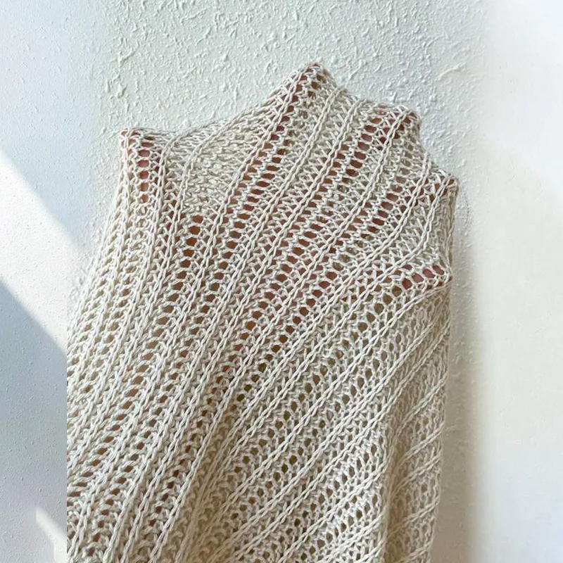 2024 صيف جديد تنورة المرأة بلون مثير محبوك بيكيني للشاطئ ملابس السباحة التستر ملابس الحماية من الشمس