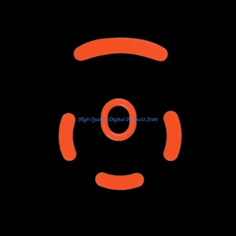 U2je eSportstiger voor gpro draadloze muis skates gebogen randende muisvoeten sticker