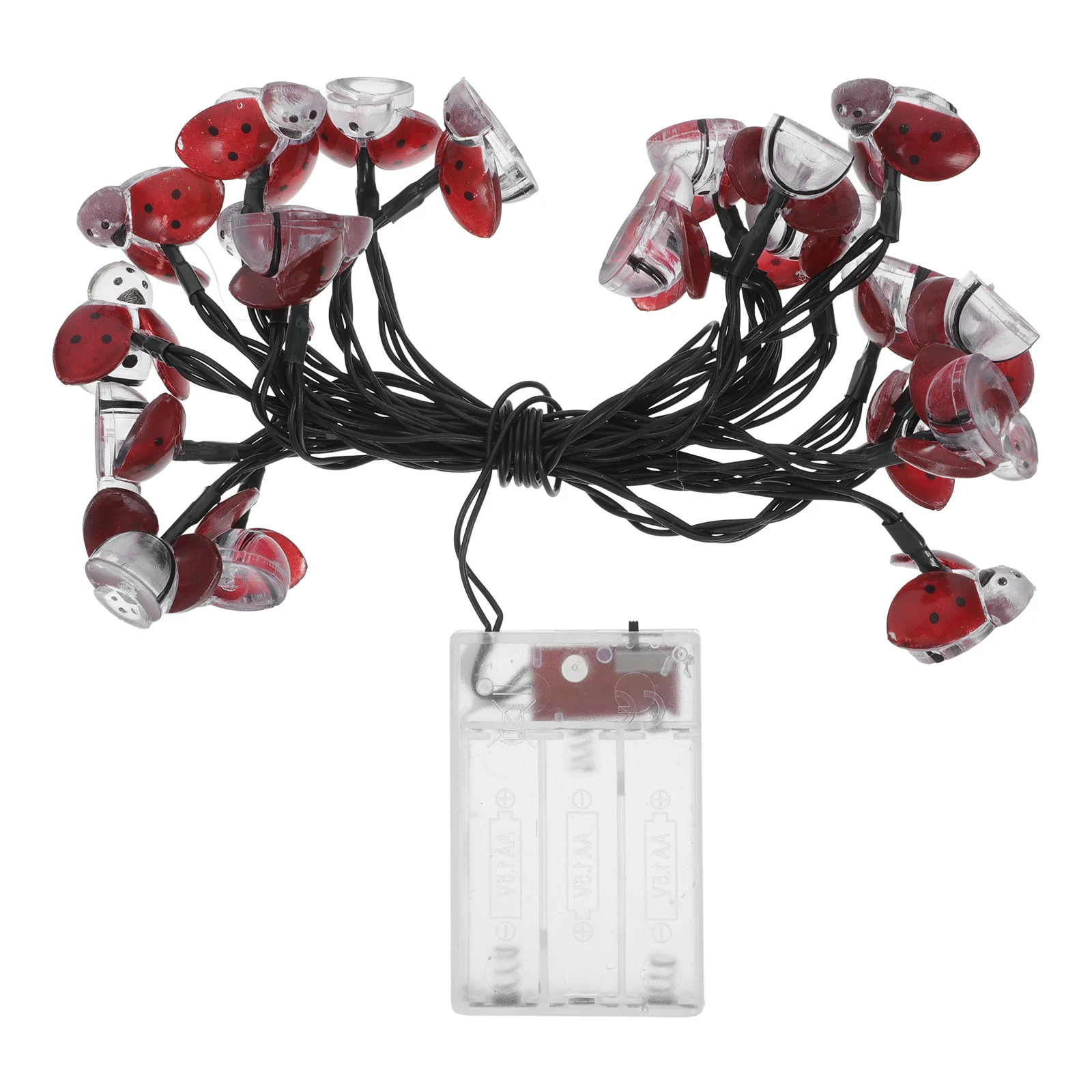 1 مجموعة LED عيد الميلاد ضوء سلسلة مهرجان ديكور متوهجة الحشرات شكل مصباح للداخلية في الهواء الطلق عطلة حزب شنقا ديكور #3