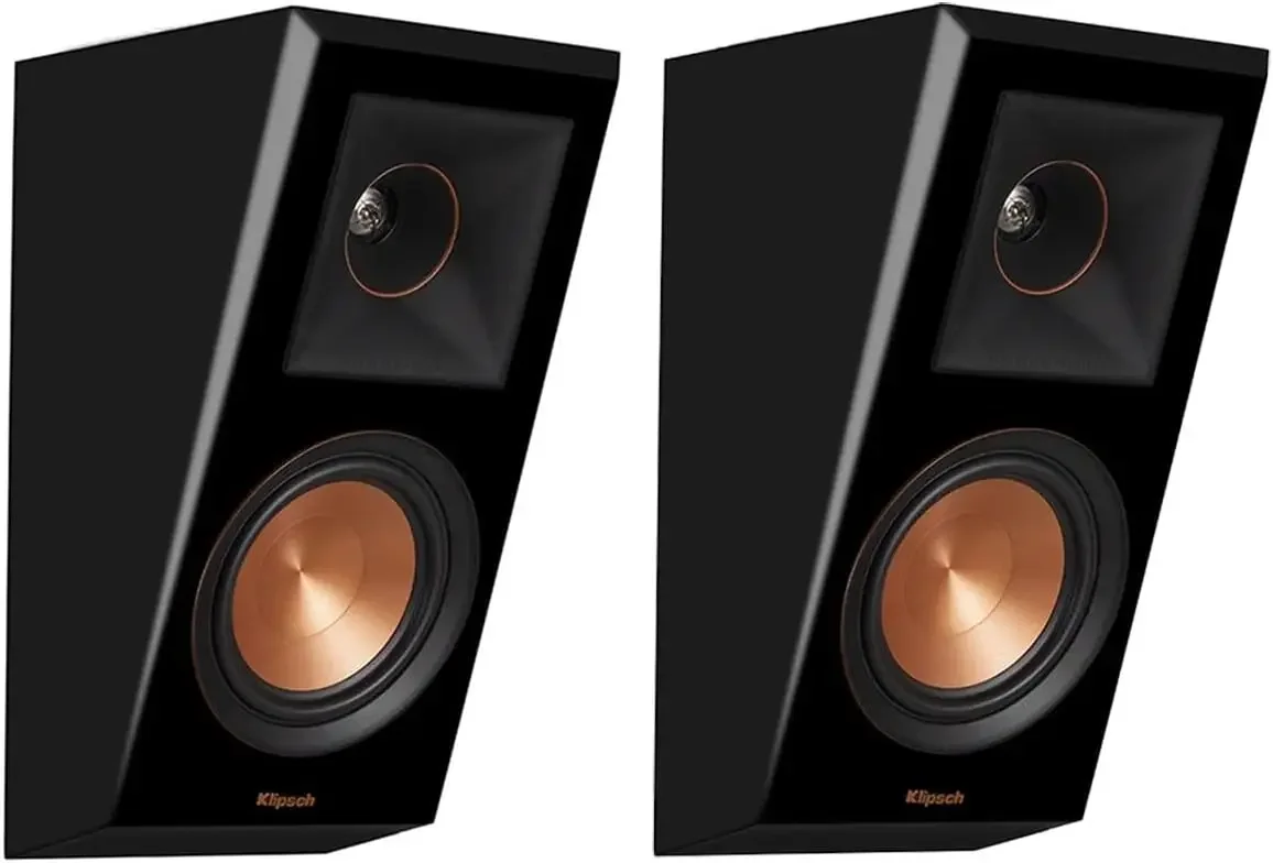 Klipsch RP-500SA Dolby Atmos Surround Sound Speakers (Ebony) (1066507)