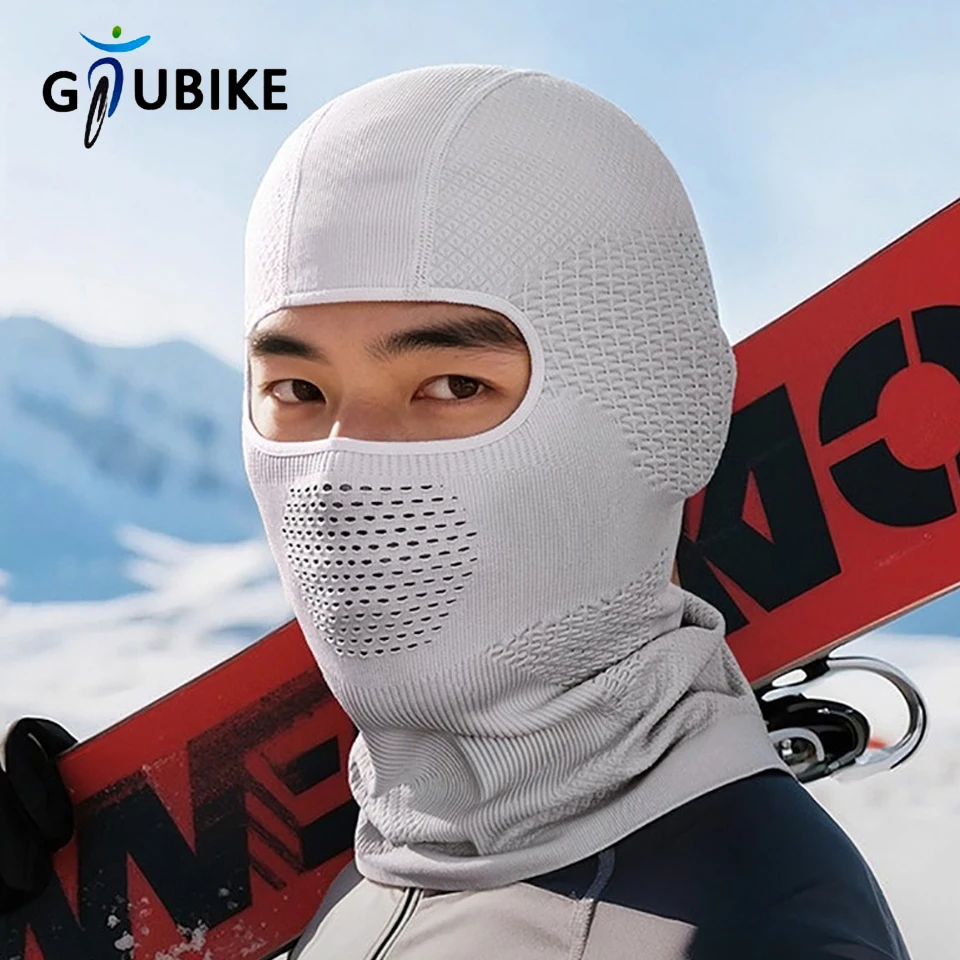 GTUBIKE Sciarpa termica a prova di freddo Cappello da sci invernale Passamontagna Maschera a pieno facciale Sci Ciclismo Caccia Copricapo Fodera per casco