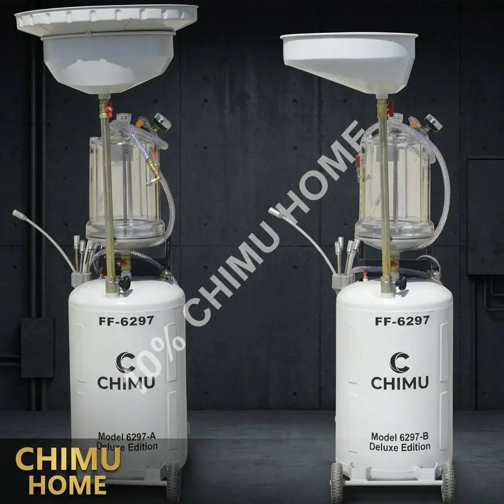 【CHIMU HOME】 for 80L Pneumatic Waste Oil Extractor for Professional Car Oil Changer with Tank for Auto Maintenance