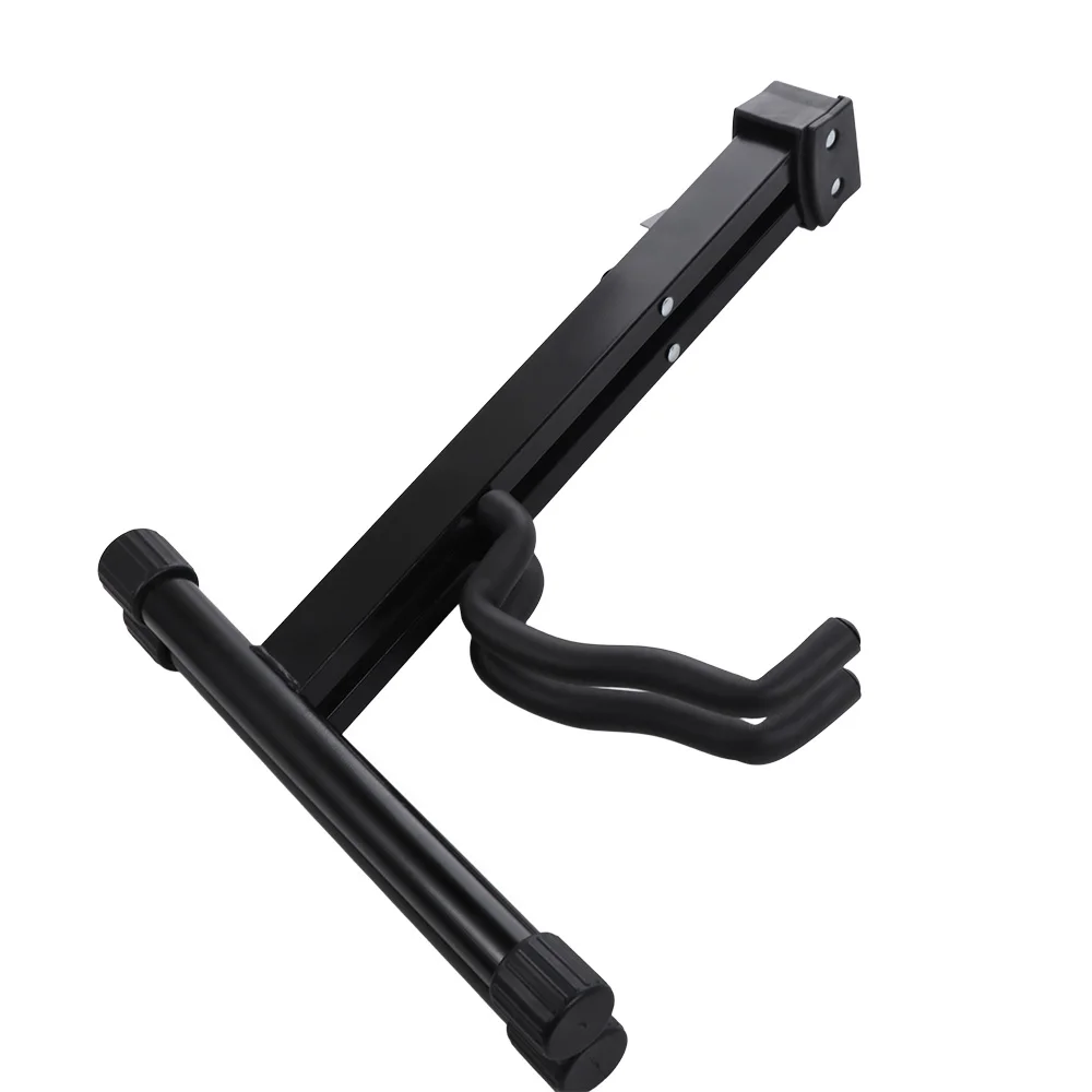 Easy To Assemble Vertical Guitar Stand a-Frame Metal Portable Guitar Rack Black Tripod Universal a Frame Floor Stand Banjo view 5