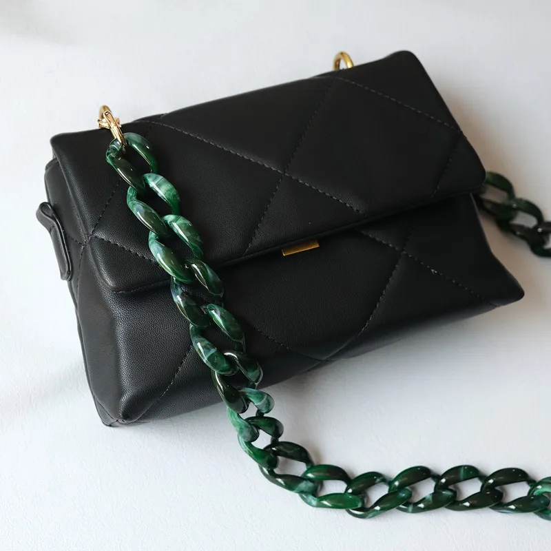 New Fashion Woman Bag Accessory Detachable Replacement Chains Candy Acrylic Luxury Strap Women Eleagnt Shoulder Handle Chain