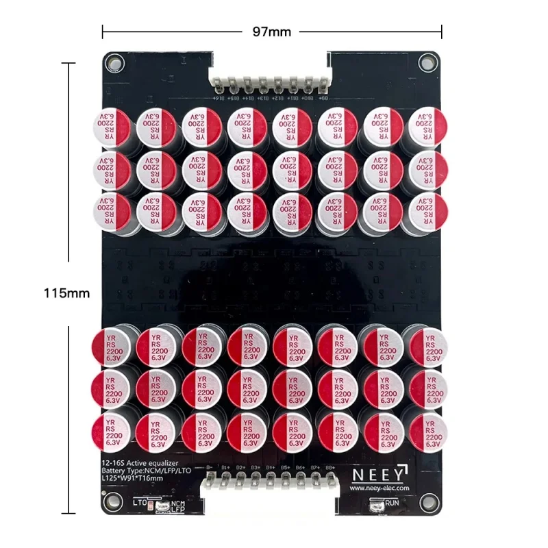 Bilanciatore equalizzatore 5A 6S 7S 8S 10S12S Lifepo4/Li-ion/LTO Condensatore di energia batteria Bilanciatore attivo Corrente 0,1-6A 40A 50A 60A 80A