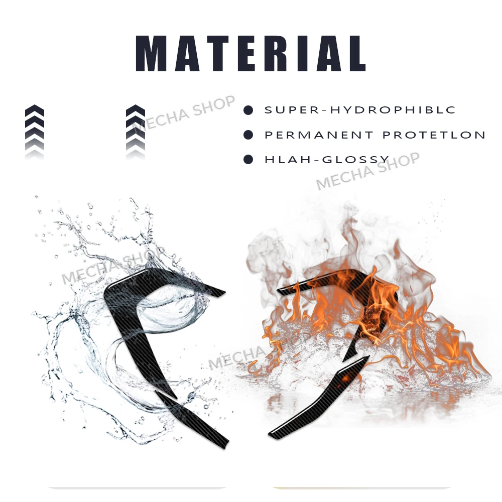 ل R 1300 RT R1300RT 2025 2026 دفعة الثلاثي الأسود ثلاثية الأبعاد الراتنج ملصق الإطار مجموعة حماية