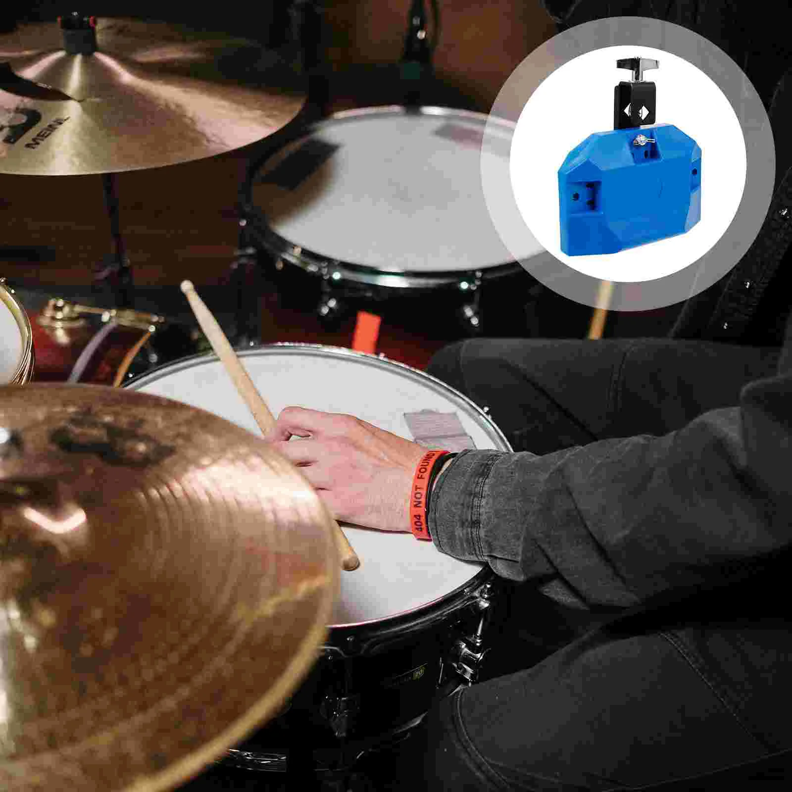 

Drum Kit Tambourine Musical Instrument Accessory Percussion Cowbell Accessories Metal Practical Stainless Steel Plastic Parts