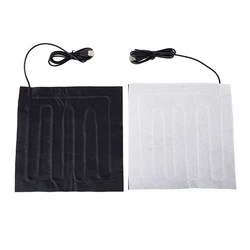 5V USB Fiber Heater Carbon Electric Heated Jacket Soft Cushion Winter Men Vest Heating Clothes Warmer Pads Keep Warm