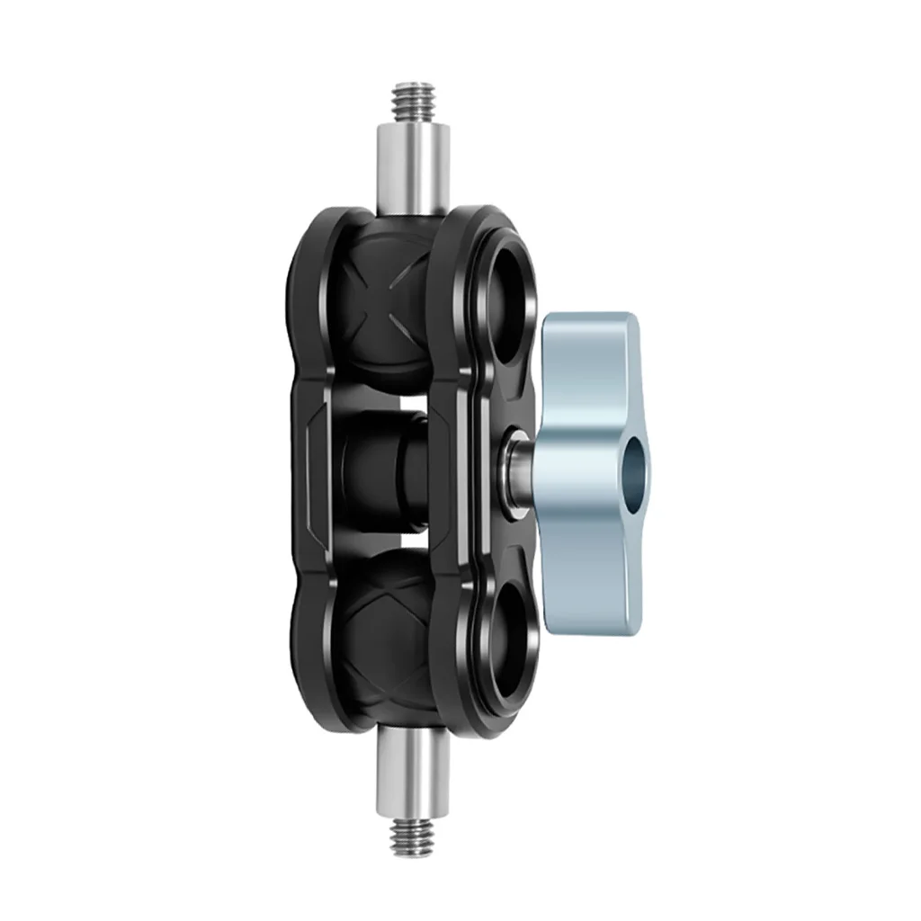 Magic Arm 92-103MM Dual 1/4" Schraube 360° ° Kugelkopf Verstellbarer Gelenkarm für Kamerakäfig Gimbal Stativ Monitor Mikrofon – Detail 16