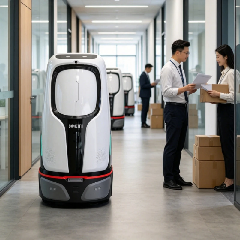 Customized Hotel Reception Robot Auto Charging 8-hour Intelligent Hotel Guide Robot  for Hotel Guest