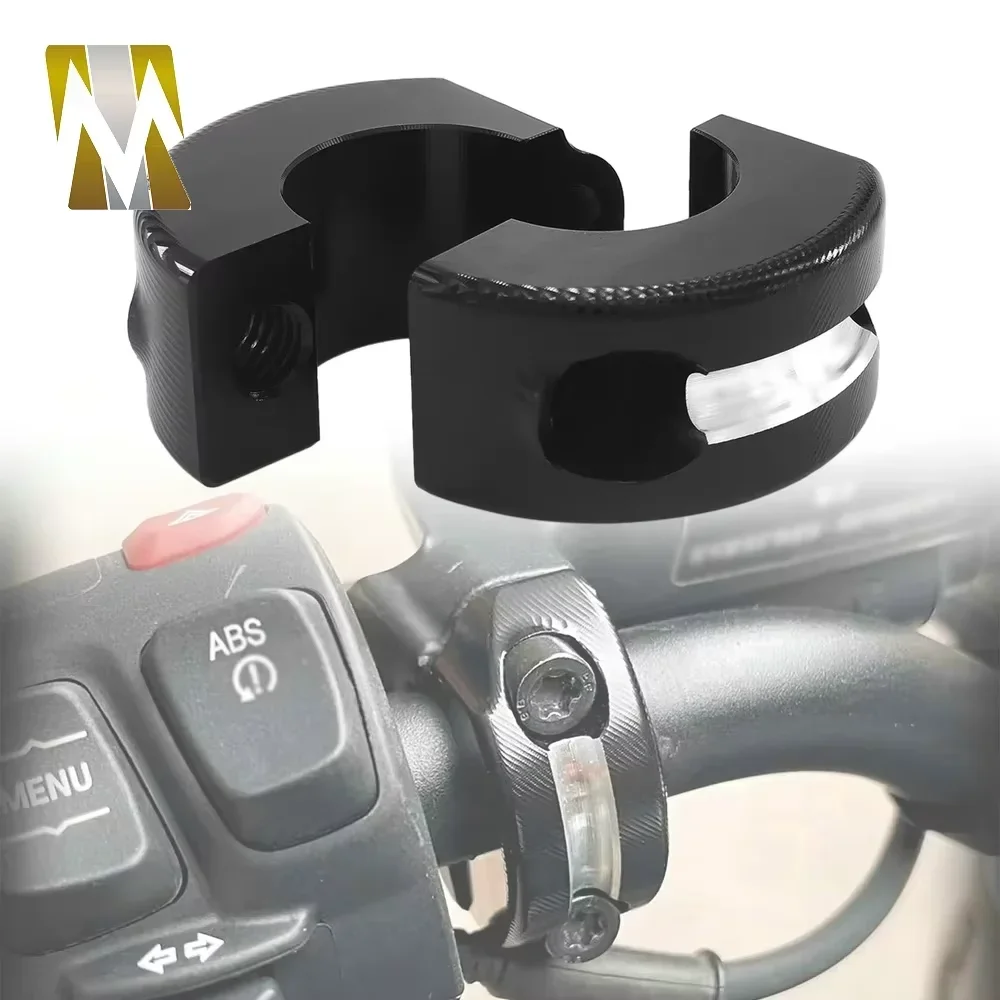 

Motorcycle Handlebar Clamp For BMW R Nine T RnineT 2013-2021 2022 Handlebar Mount Holder Rearview Mirror Handle Bar Clamp Cover