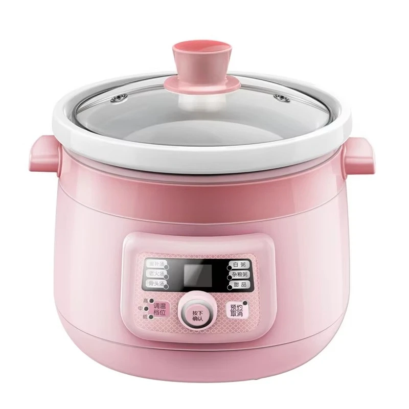 OEM Cheap Baby Slow Cooker Electric Crock Pot Stew Pot Slow Cooker With Ceramic Liner 110V 220V Automatic Health Mini Soup Maker view 2