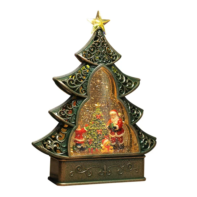 

Christmas Christmas Tree Music Box Snowman Snowflake Music Box Crystal Ball
