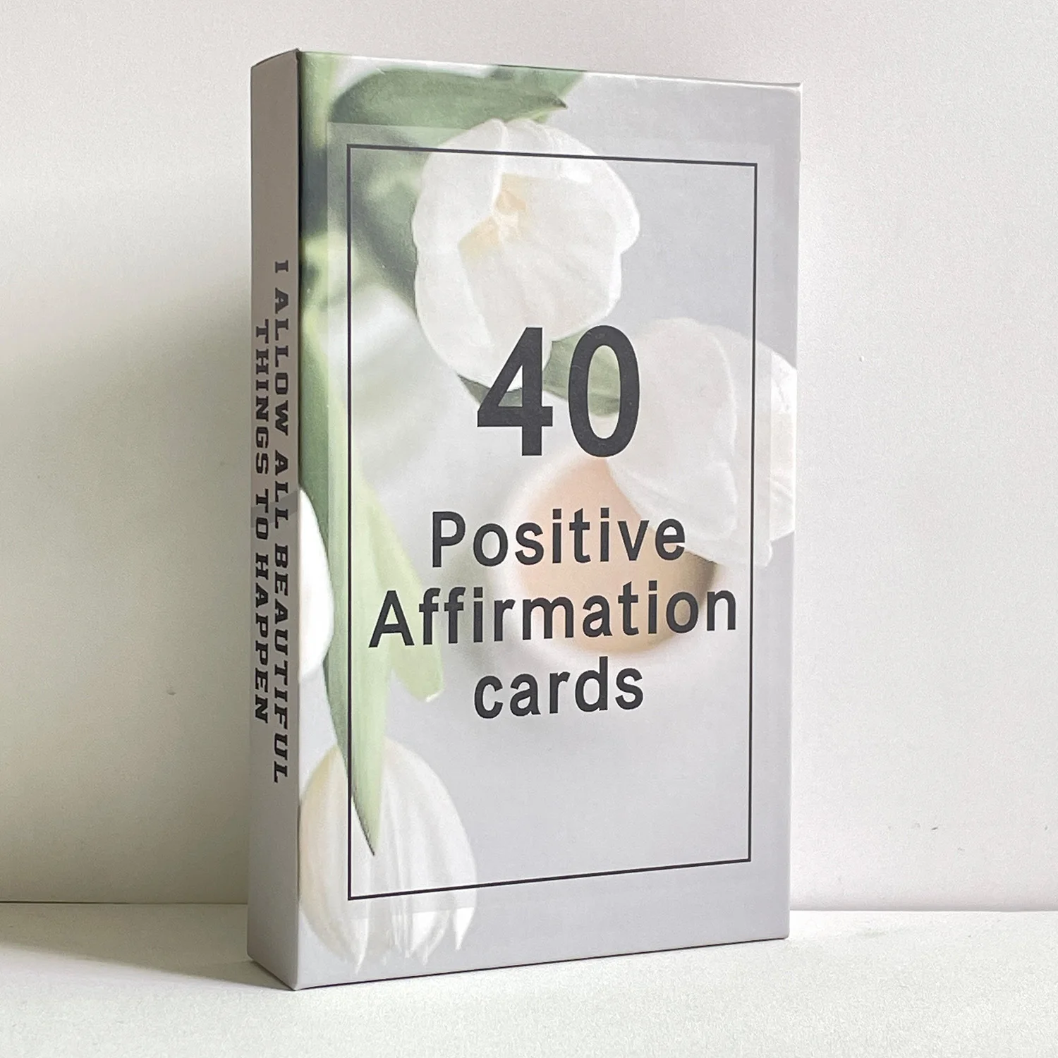 40pcs 12*7cm Self Affirmation Healing Card Beautiful High Quality Oracle Cards Tarot Psychological Suggestion Divination Runes